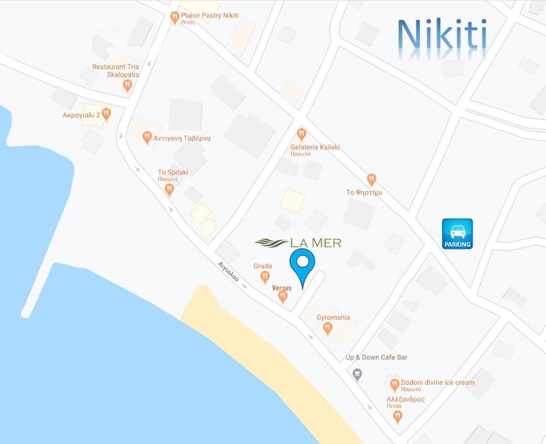 La Mer Apartments Nikíti Eksteriør bilde